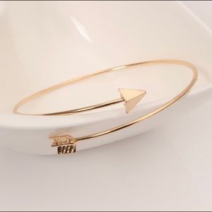 2 Left!! Gold Arrow Bangle Bracelet